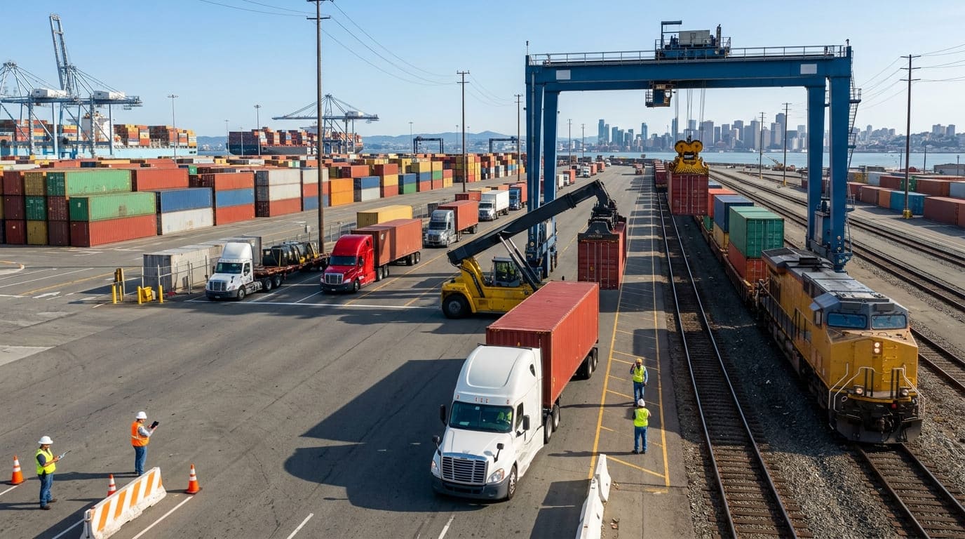 California 3PL mobile transloading and cargo handling services