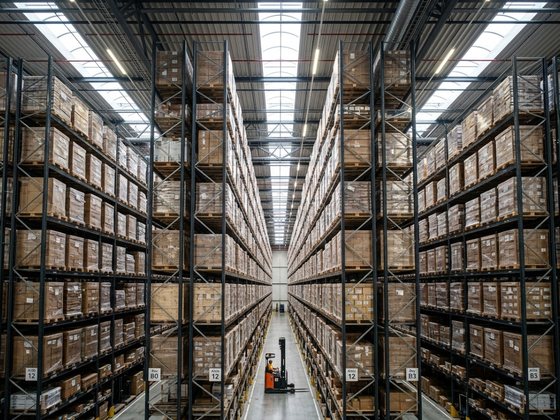 Modern warehouse and storage facility in Los Angeles, California offering secure inventory storage and distribution.
